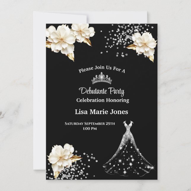 Debutante Party Invitation (Front)