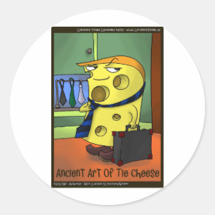 dec tie cheese large 2222222222222 classic round sticker