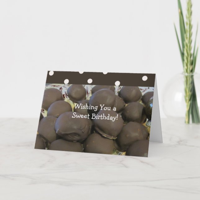 Decadent Chocolates Birthday Card (Front)