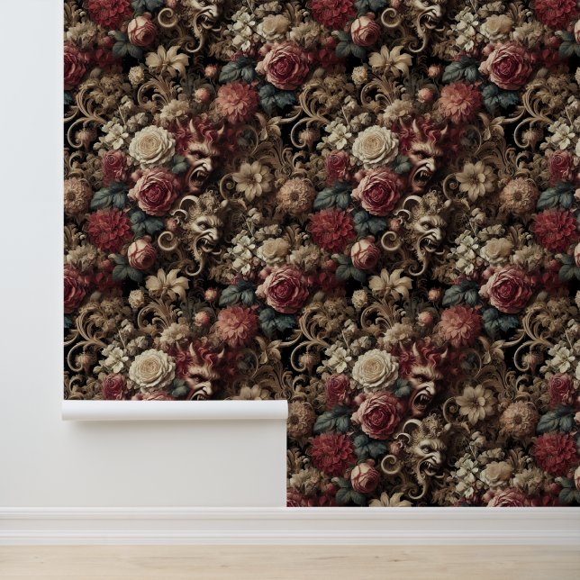 Decadent Devilry – Gothic Baroque Wallpaper (Application)