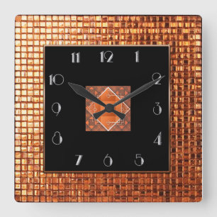 Decadent Gatsby Style Square Wall Clock