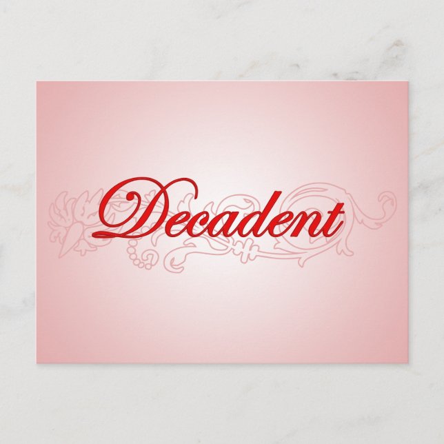 Decadent Postcard (Front)