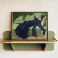 Decadent Young Woman Poster – Ramon Casas Vintage