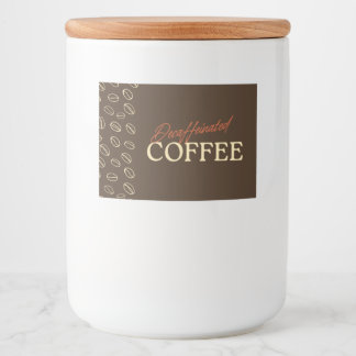 Decaffeinated Coffee Label – Retro Coffee Beans