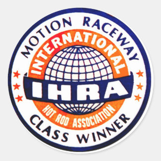 decal classic round sticker