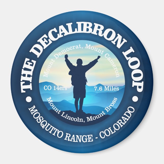 Decalibron Loop (hiking) Magnet (Front)