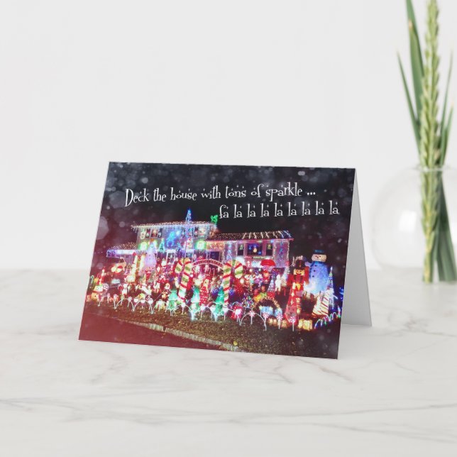 DECAMPING Greeting Card (Front)