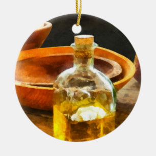 Decanter of Oil Ceramic Ornament