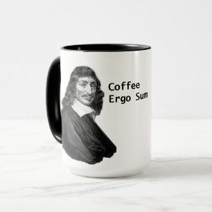 Decartes Coffee Ergo Sum Mug