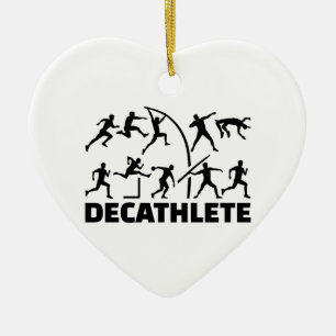 Decathlete Ceramic Ornament