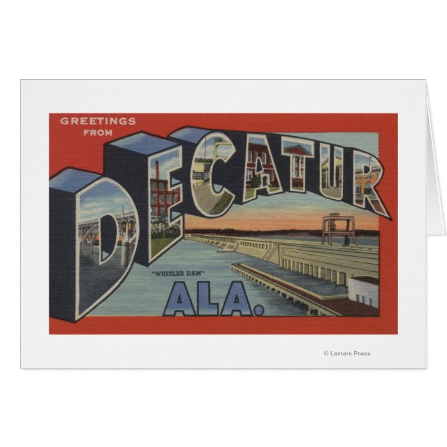 Decatur, Alabama - Large Letter Scenes (Front Horizontal)