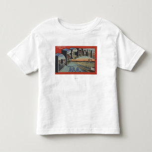 Decatur, Alabama - Large Letter Scenes Toddler T-Shirt