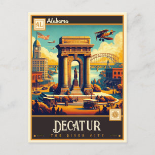 Decatur, Alabama   Vintage Postcard