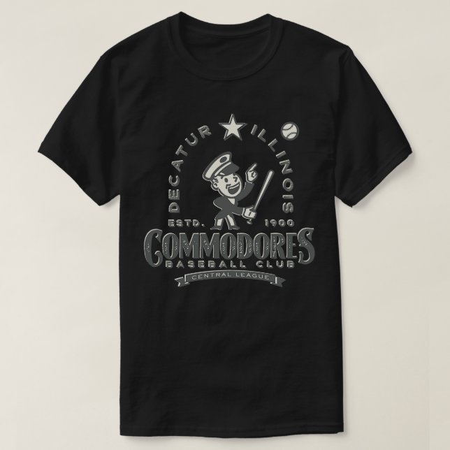Decatur Illinois Commodores T-Shirt (Design Front)