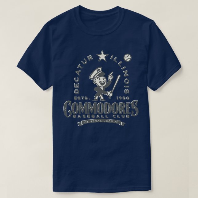 Decatur Illinois Commodores T-Shirt (Design Front)