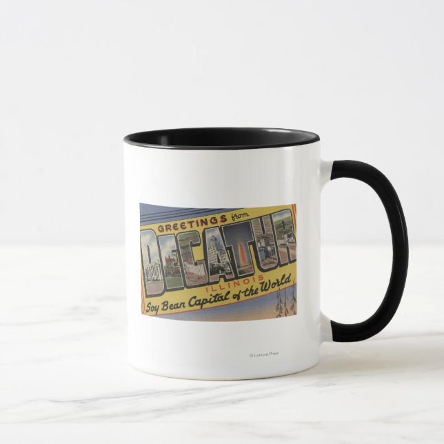 Decatur, Illinois (Soy Bean Capital) Mug (Right)