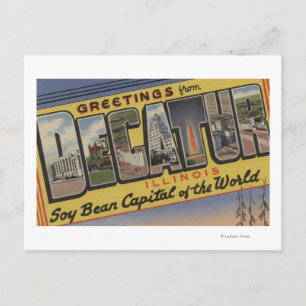 Decatur, Illinois (Soy Bean Capital) Postcard
