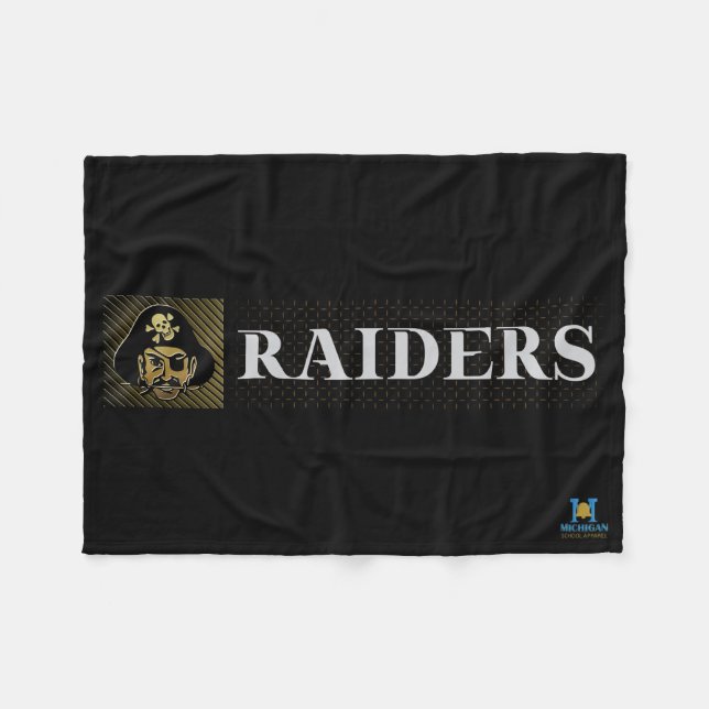 Decatur Raiders #6 Fleece Blanket (Front (Horizontal))