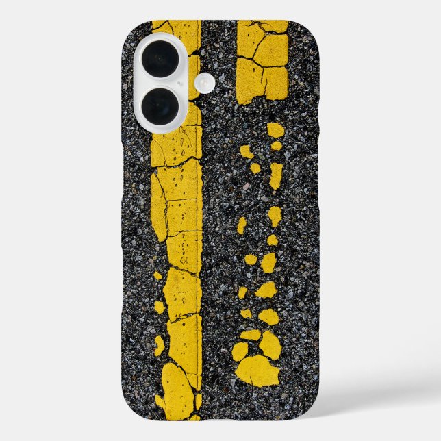 Decayed Double Yellow Line Case-Mate iPhone Case (Back)