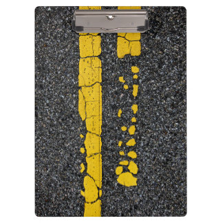 Decayed Double Yellow Line Clipboard