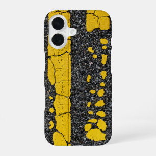 Decayed Double Yellow Line iPhone 16 Case