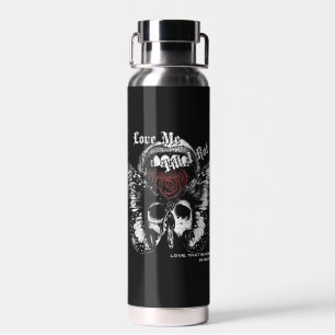 Decaying Love - Gothic Streetwear Design Water Bottle