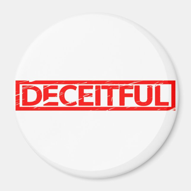 Deceitful Stamp Magnet (Front)