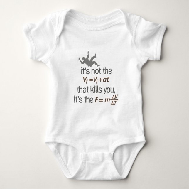 deceleration baby bodysuit (Front)