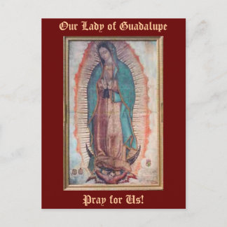 December 12   Our Lady of Guadalupe Postcard
