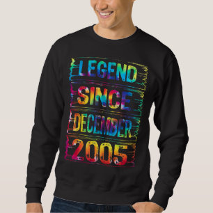 December 17 Years Old Since 2005 17th Birthday Ti Sweatshirt