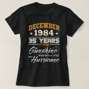 December 1984 Shirt 35th Anniversary Gifts