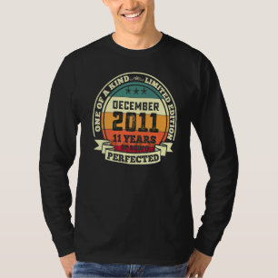 December 2011 11th Birthday 11 Years Of Being Per T-Shirt