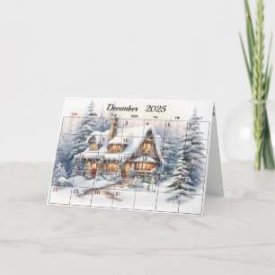 December 2025 Christmas Month Card