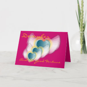 December and the Good Fortune - Customised Card