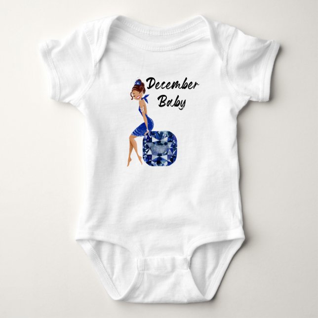 December Baby Baby Bodysuit (Front)