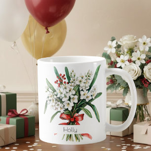 December Birth Flower Mug Hollies