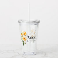 December Birth Month Flower Delilah Personalised