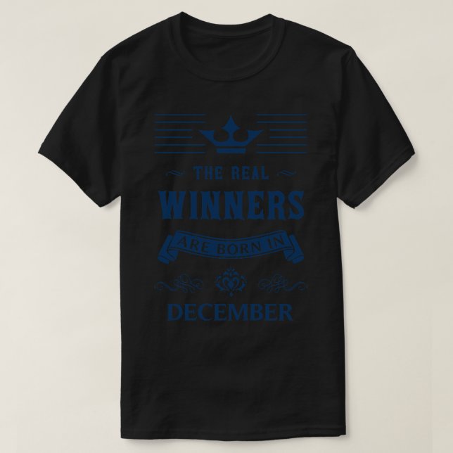 December birthday T-Shirt (Design Front)
