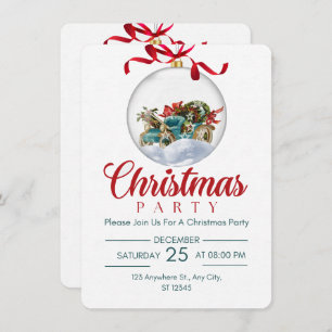 December Christmas Party Invitation