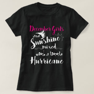 December Girls Sunshine mixed little Hurricane T-Shirt