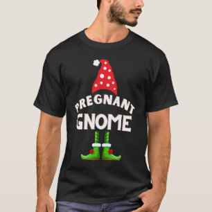 December Holidays Family Fashion Gnomes Pregnant M T-Shirt
