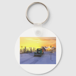 December Morning Key Ring