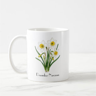 December Narcissus Flowers Coffee Mug