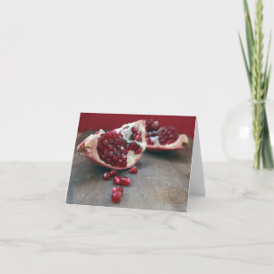 December Pomegranate Card