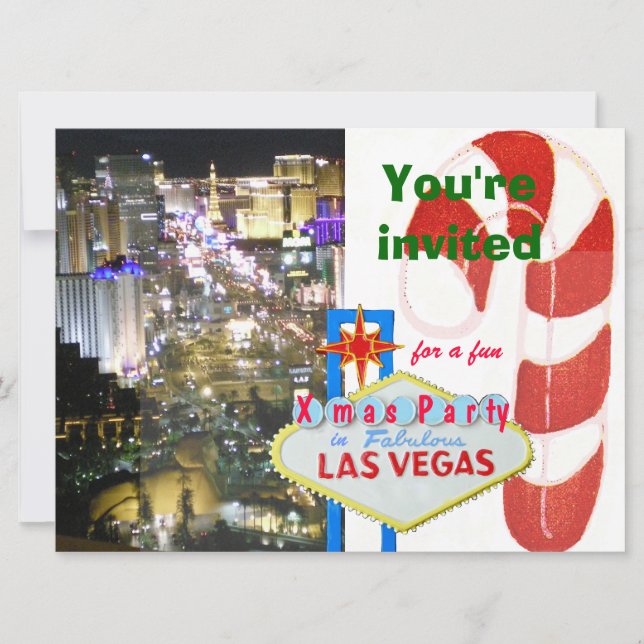 December Wedding in Las Vegas Invitation (Front)