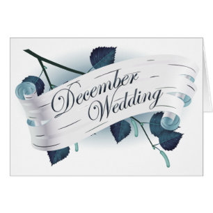 December Wedding : leaves of the season :