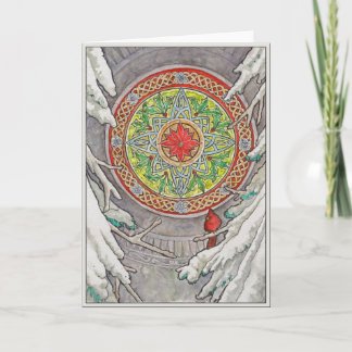 December's Window Greeting Card