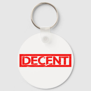 Decent Stamp Key Ring