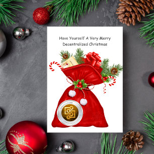 Decentralised Cryptocurrency Christmas Card