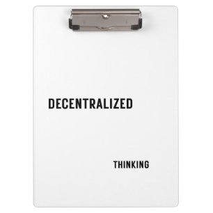 Decentralised Thinking Aesthetic Clipboard